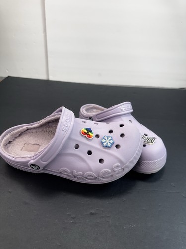 Crocs baya lined clogs orchid - crocs,